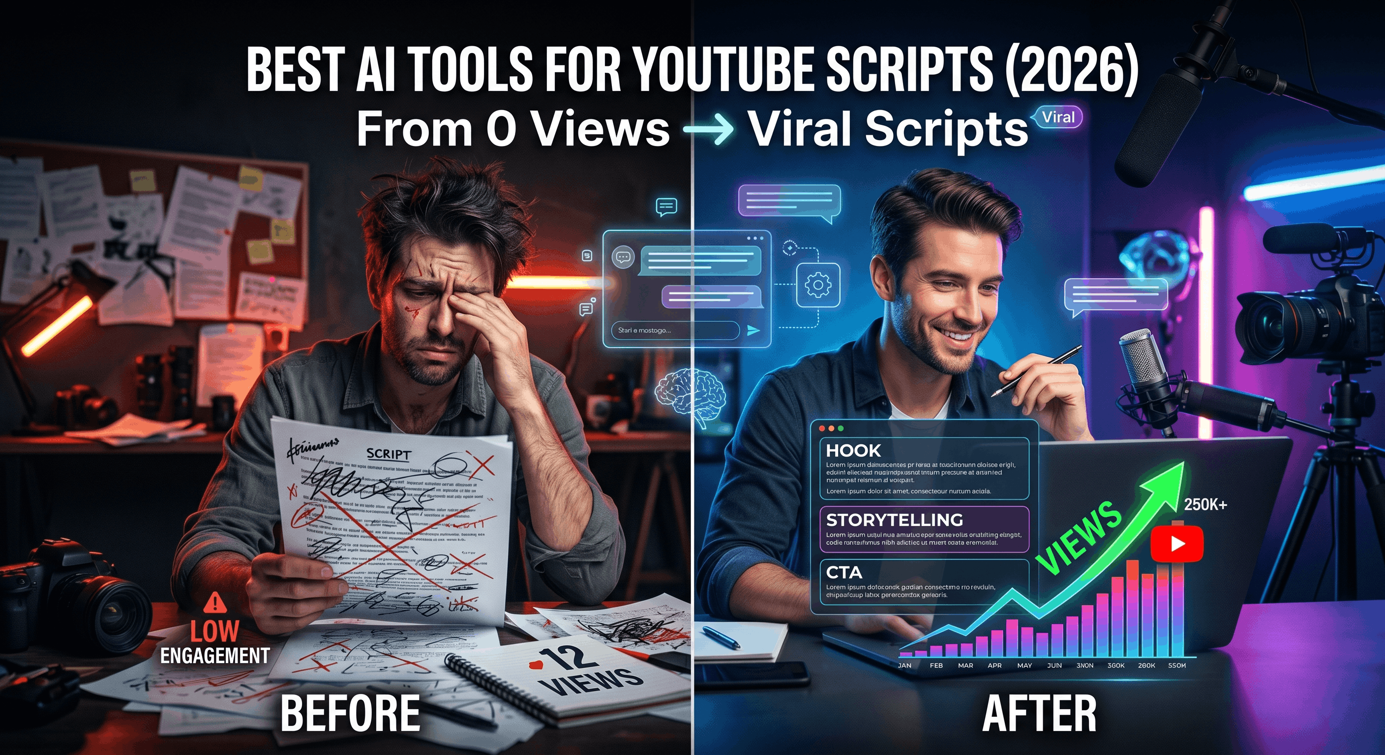 Best AI Tools for Writing YouTube Scripts in 2026